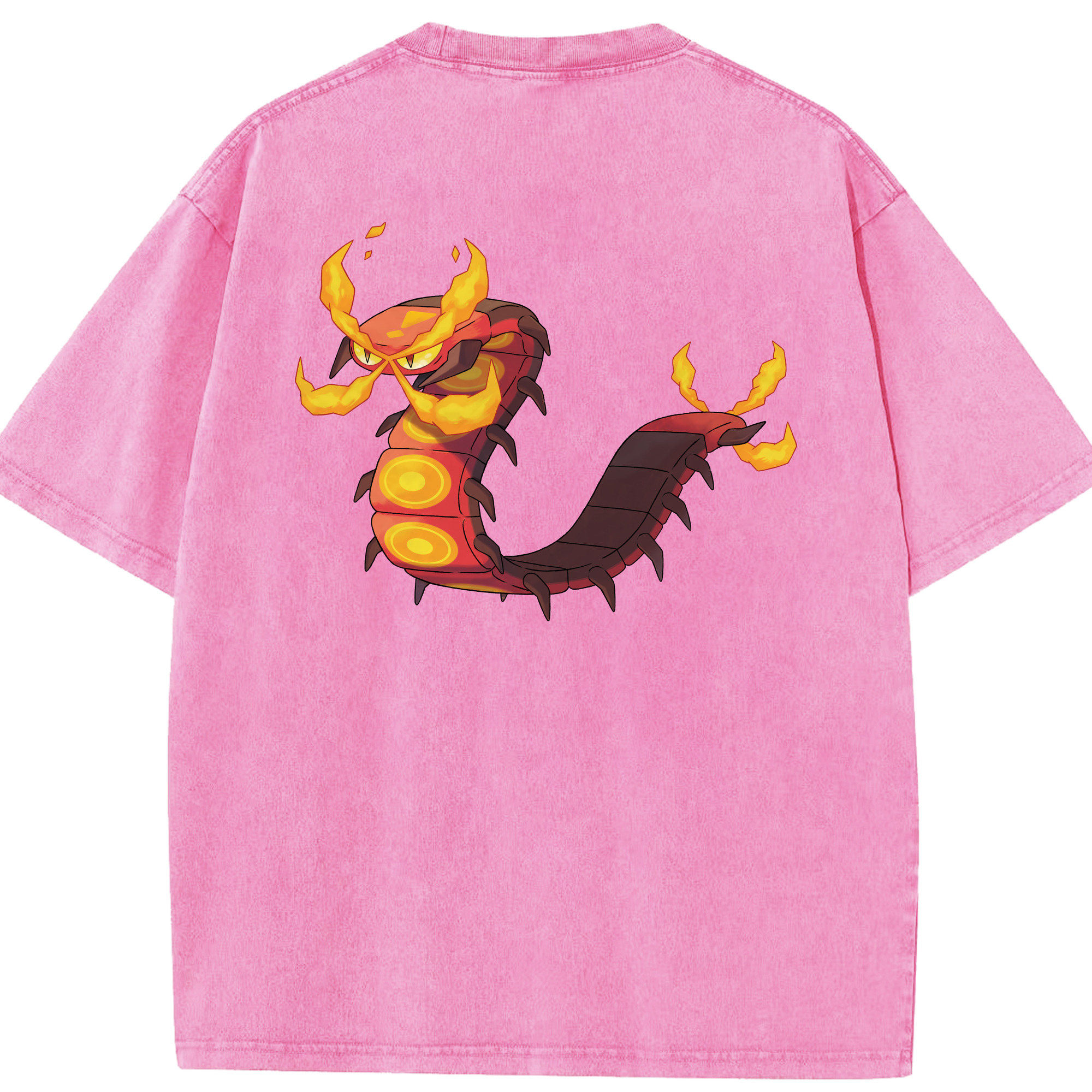（画像用） ポケットモンスター Pokémon 綿100% ヴィンテージ風 半袖Tシャツ（背面プリント）